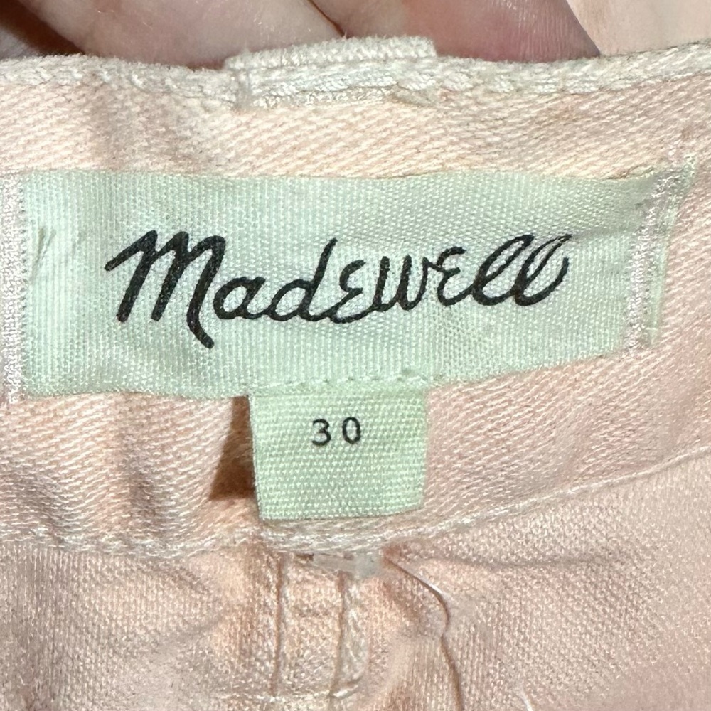 Madewell Garment-Dyed Straight-Leg Jeans in Faded Coral - Picture 9 of 13